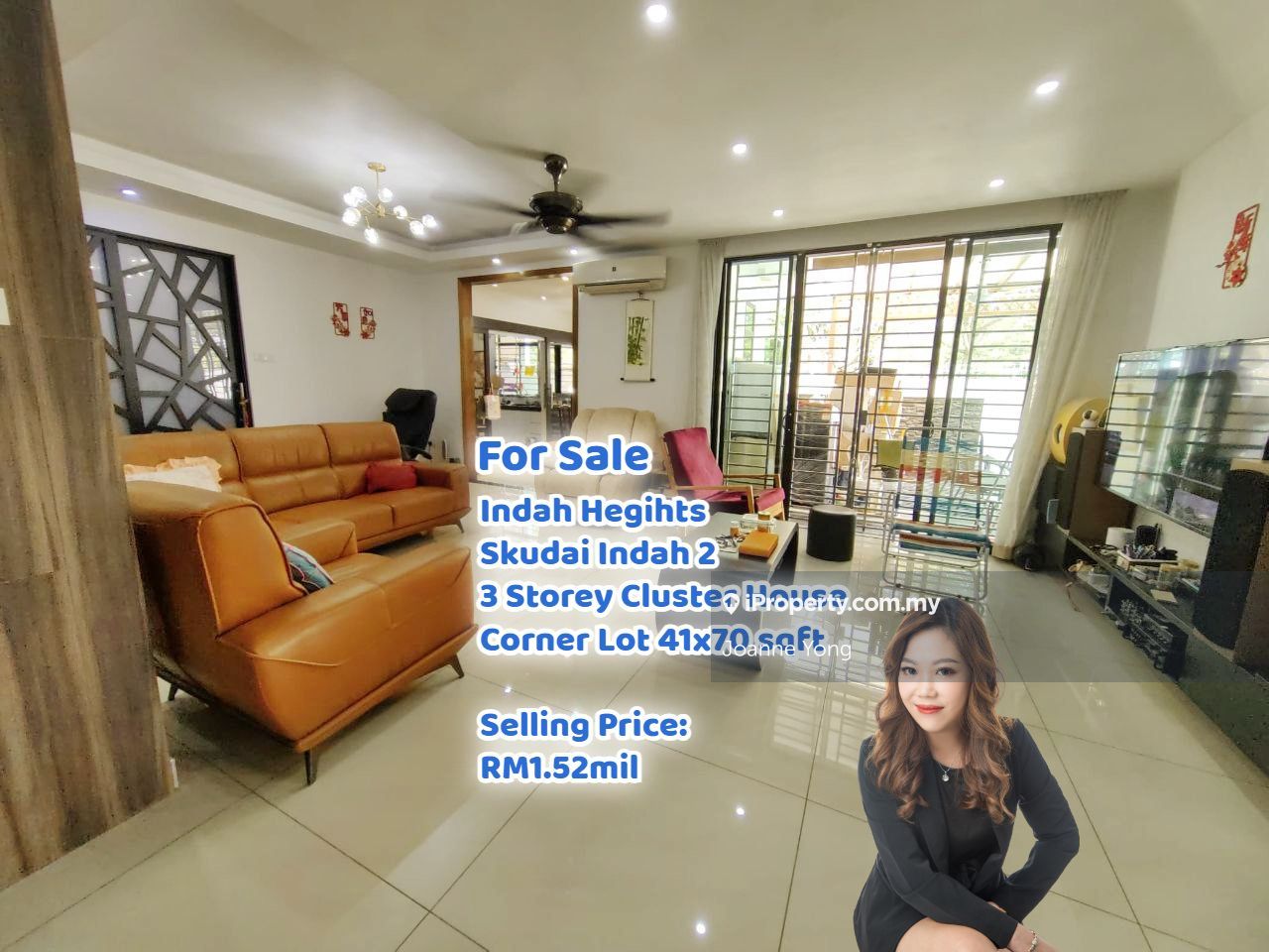 Taman Skudai Indah, Skudai Corner lot Cluster House 7 bedrooms for sale