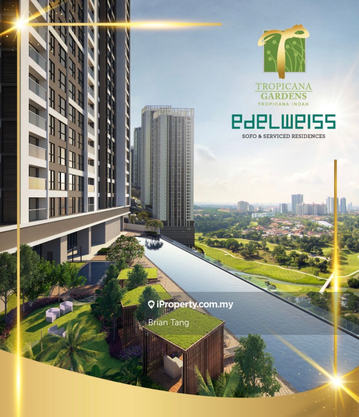 Edelweiss @ Tropicana Gardens Serviced Residence 3 bedrooms for 