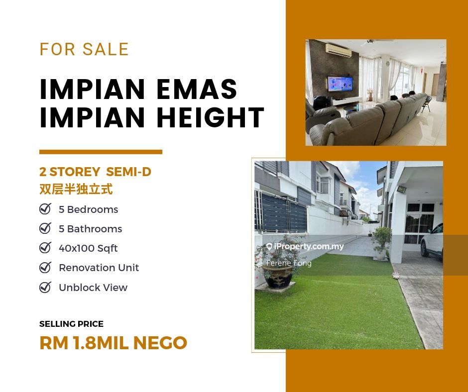 Taman Impian Height, Johor Bahru for sale RM1800000 iProperty Malaysia