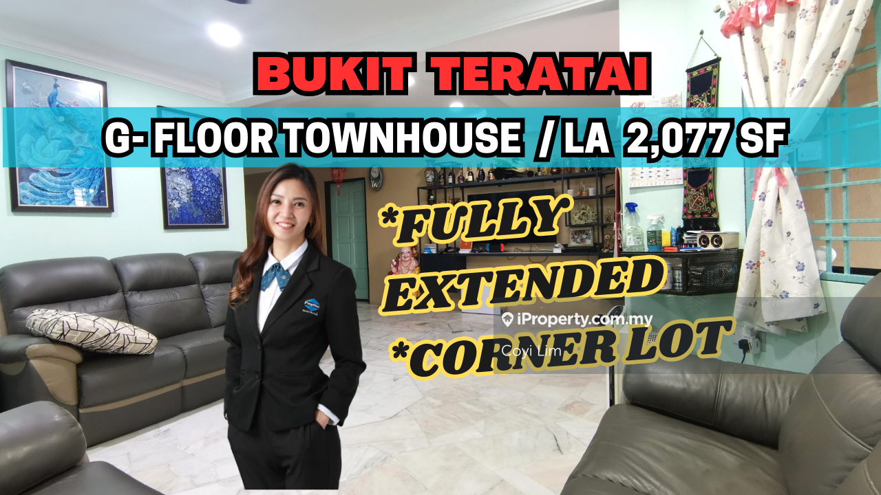 Corner Lot Fully Extended G- Floor Townhouse For Sale