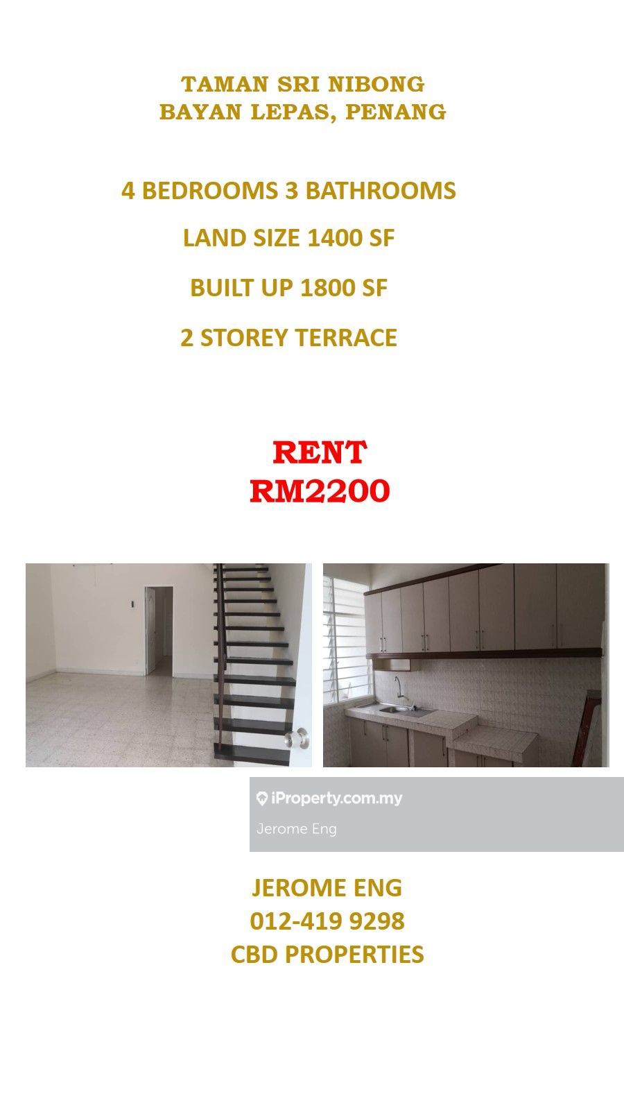 Taman Sri Nibong, Bayan Lepas for rent RM2200 iProperty Malaysia