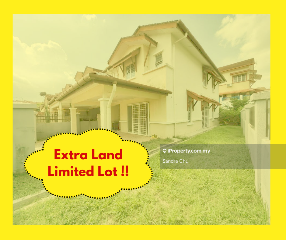 Extra Land Corner Lot Double Storey, Denai Alam for sale RM1100000
