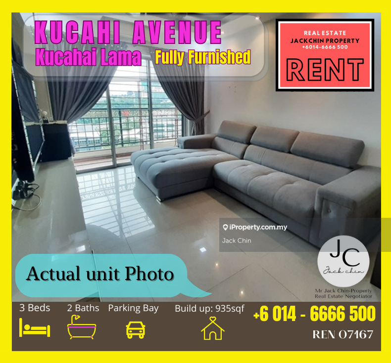 Kuchai Avenue Intermediate Serviced Residence 3 bedrooms for rent in
