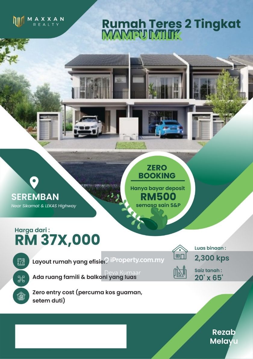 Seremban, Sikamat for sale - RM370000 | iProperty Malaysia