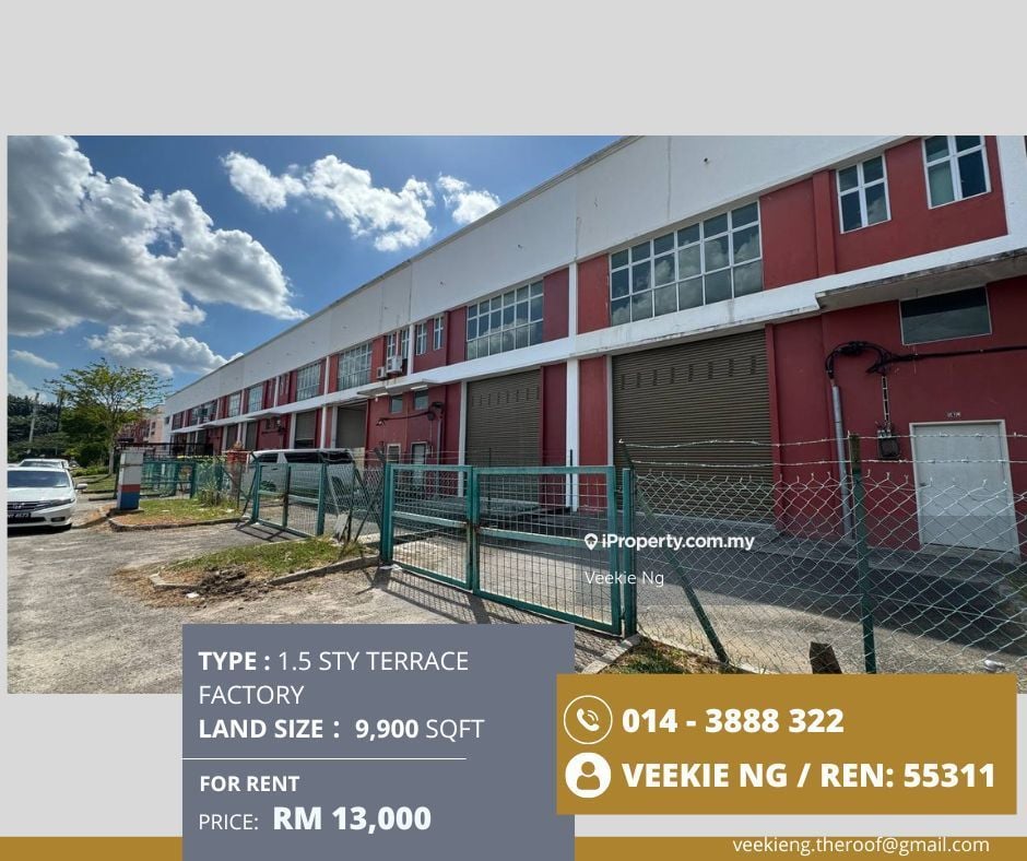 Senai@1.5 Sty Terrance Factory, Senai, Kulai for rent - RM13000 ...