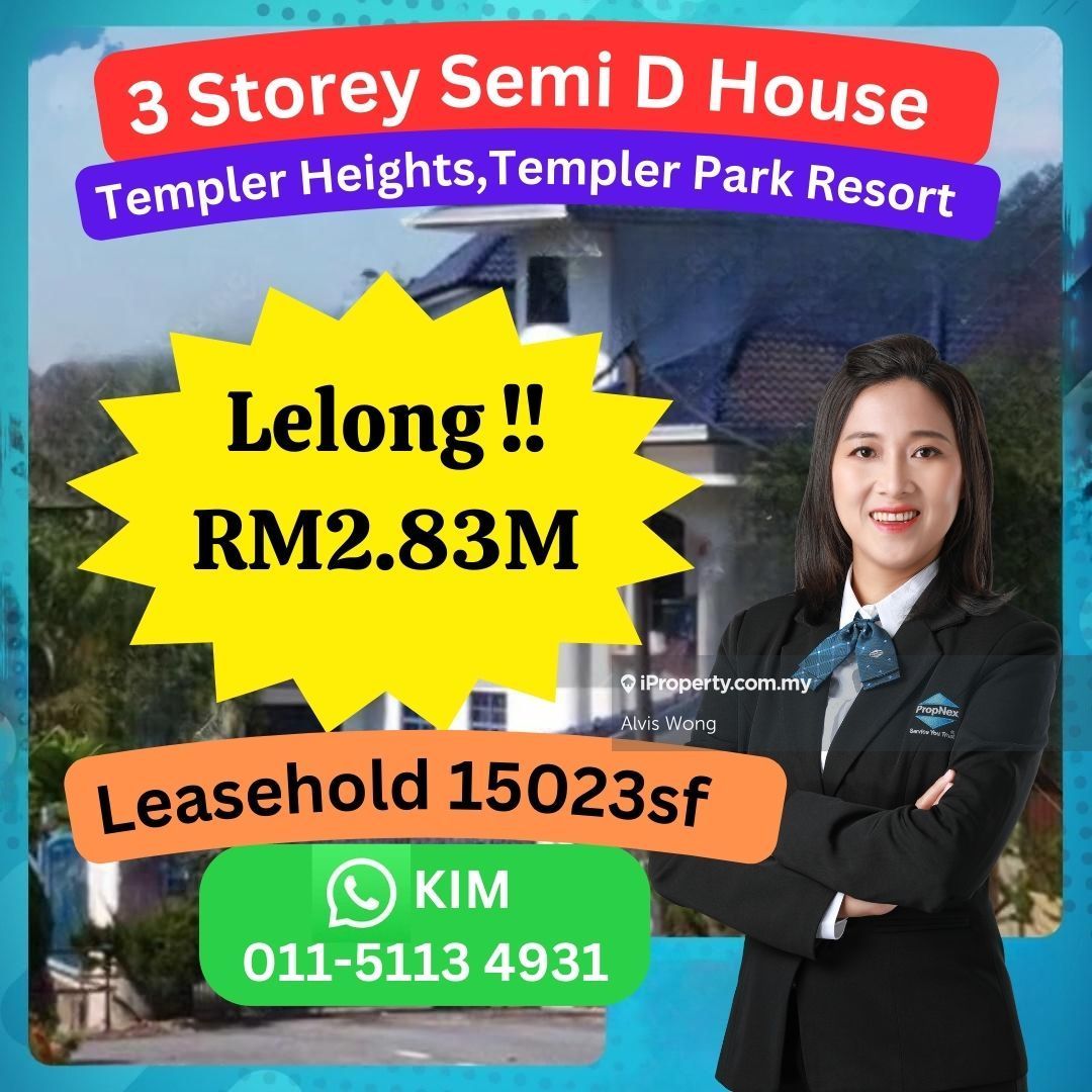 Templer Heights Templer Park Resort , Rawang Bungalow 6 bedrooms for ...