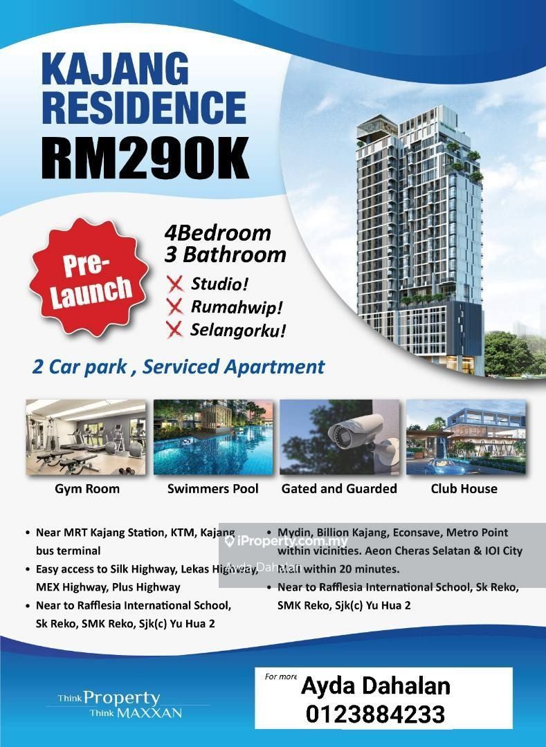 Residensi Mutiara Emas Kajang Serviced Residence 4 Bedrooms For Sale In Kajang Selangor Iproperty Com My