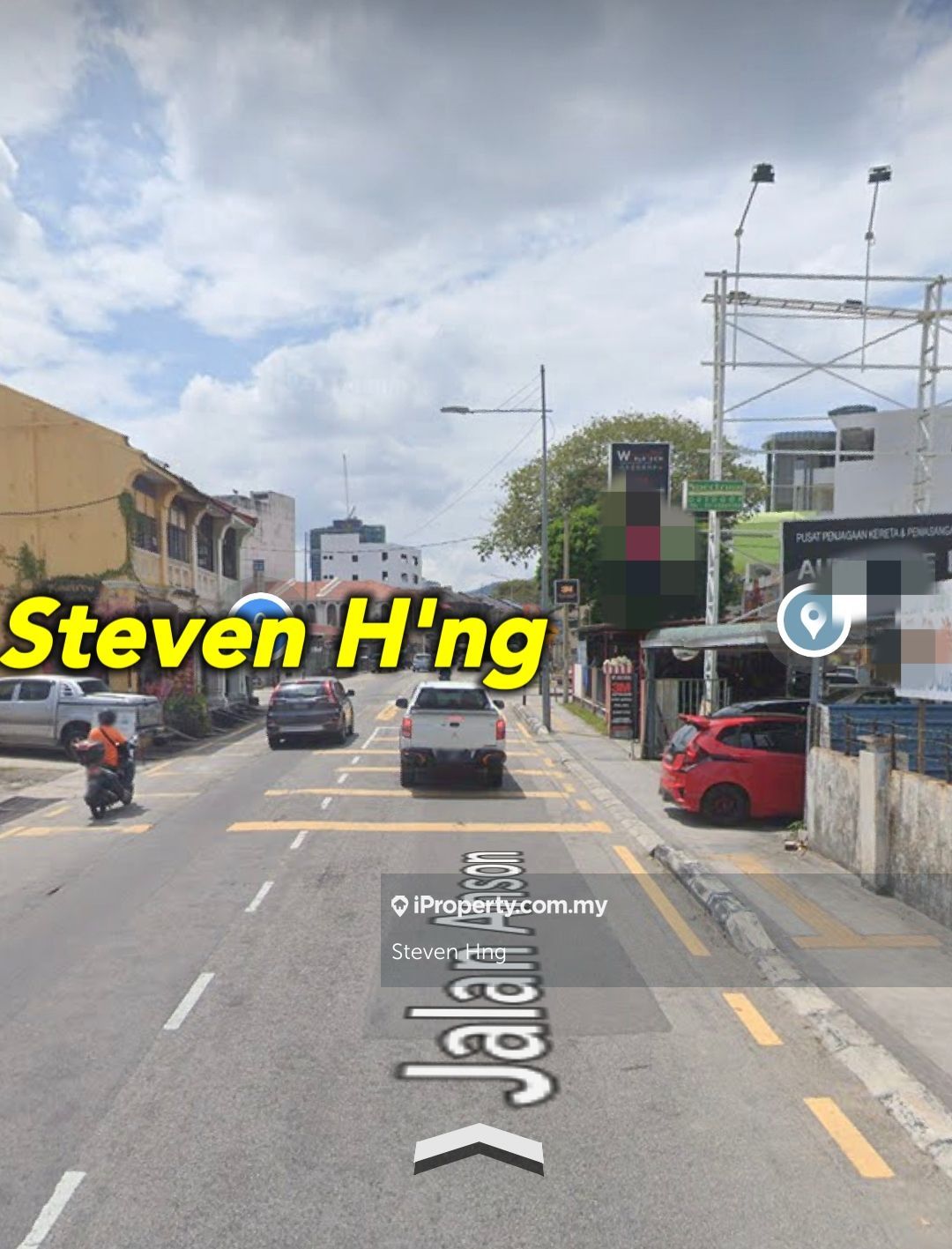 Jalan Anson main road 2 storey commercial SemiD Jelutong