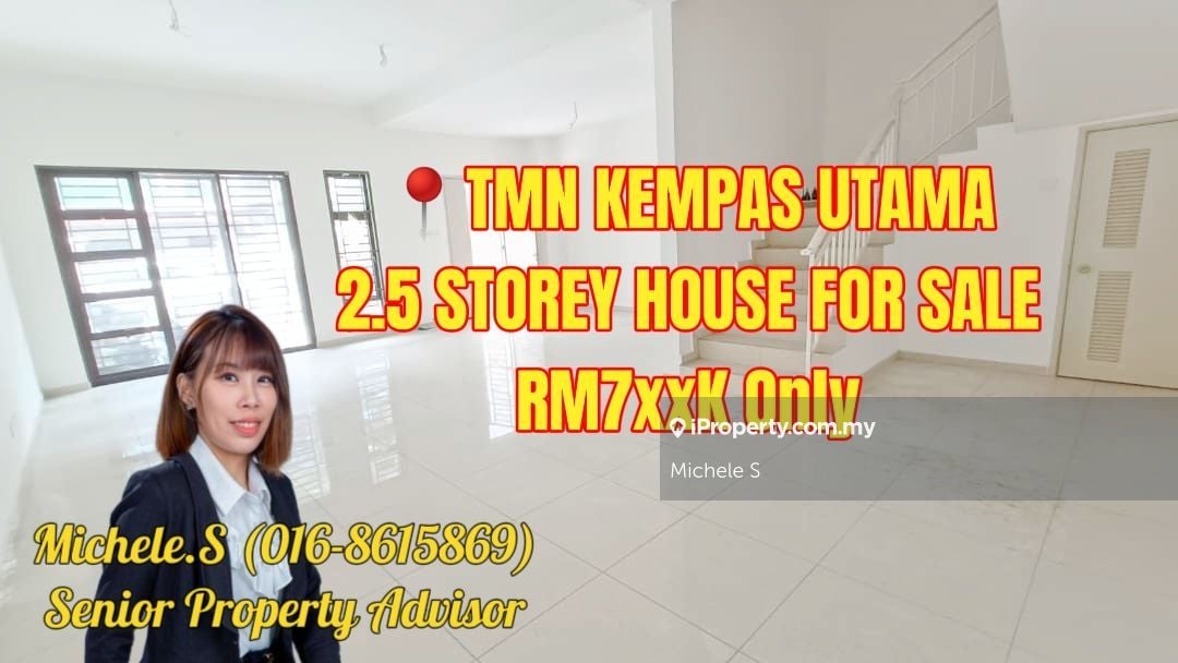 Setia Tropika Intermediate 2.5-sty Terrace Link House 4+1 Bedrooms For 