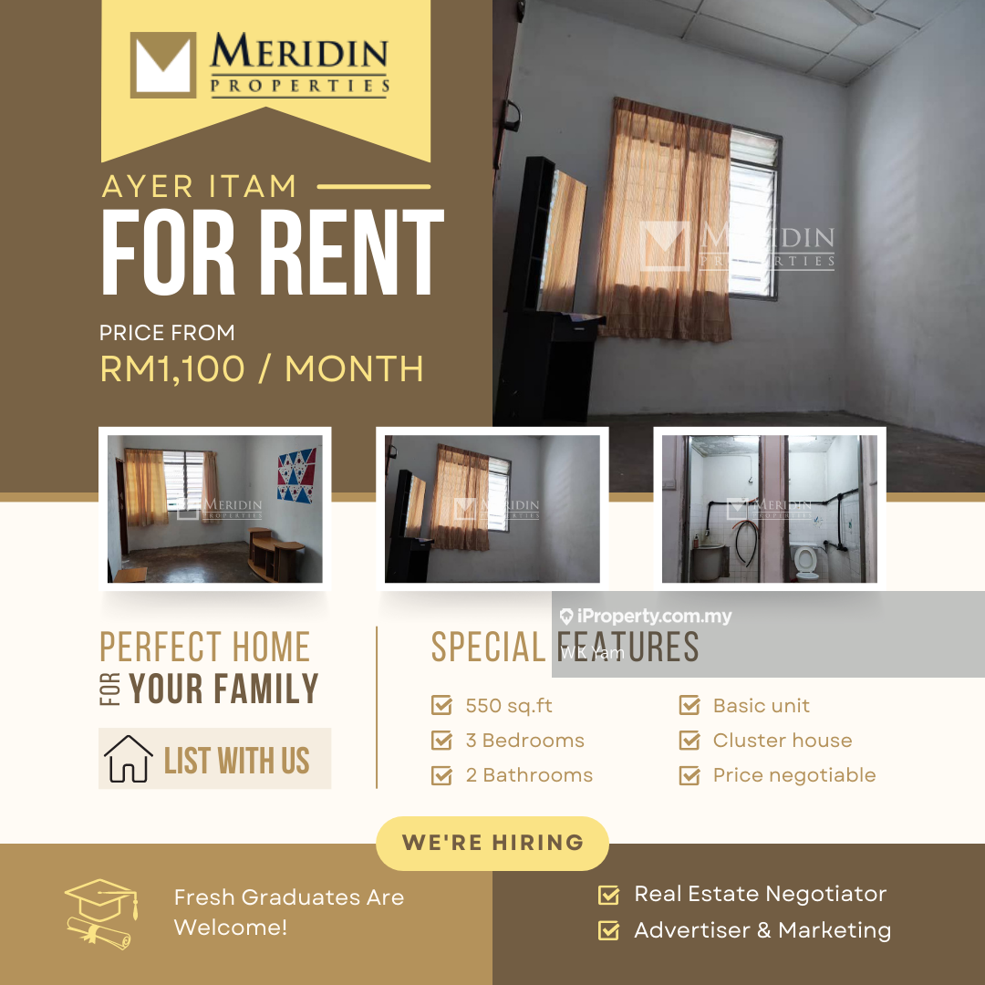 Cluster House Ayer Itam, Ayer Itam for rent RM1100 iProperty Malaysia