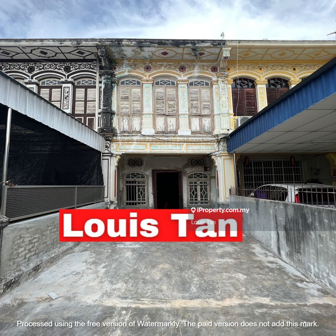 Two Storey Shop House Lebuh Katz , Shop for