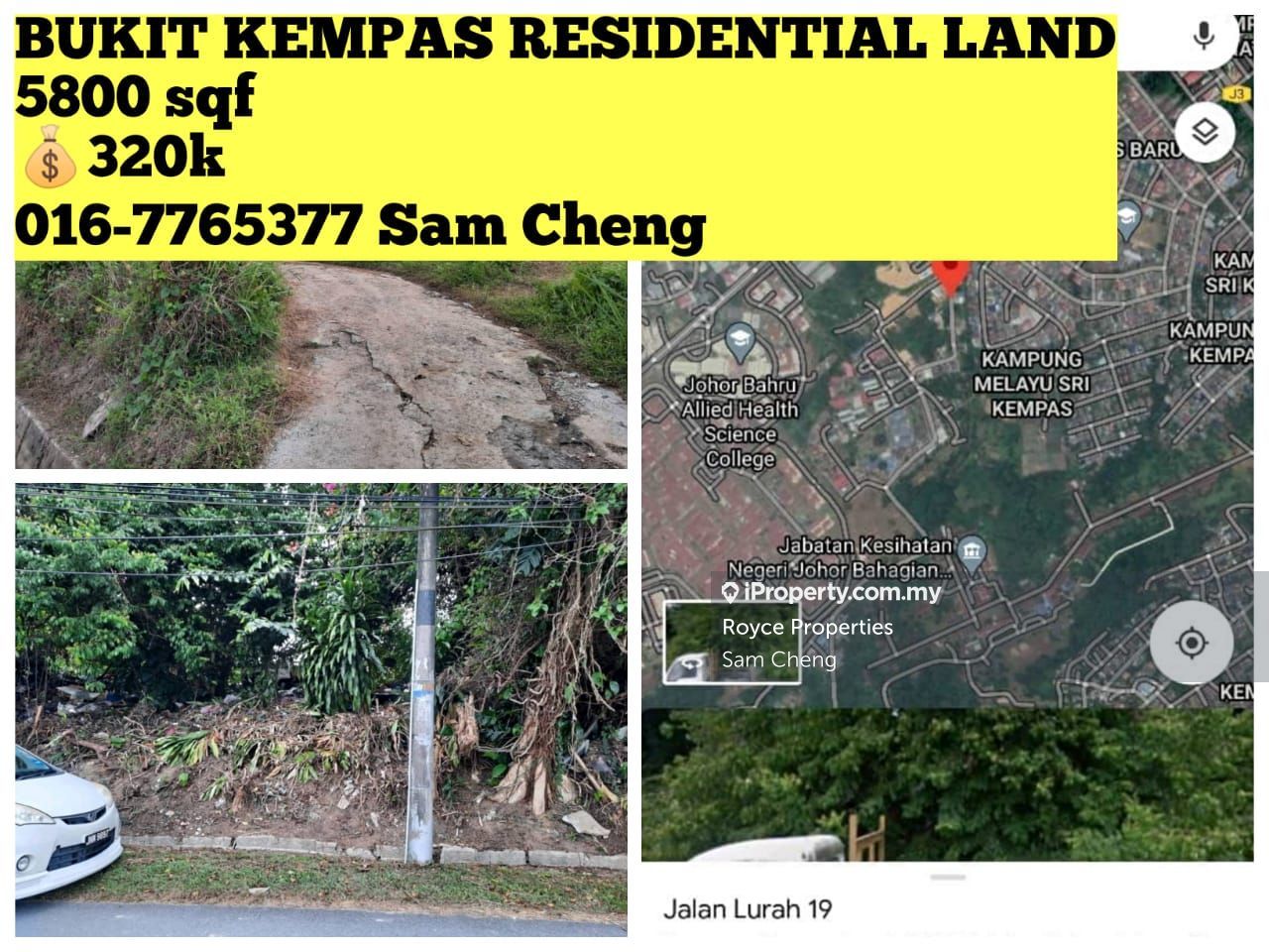 Jb 326 Jalan Lurah Kempas Johor Bahru Residential Land For Sale Iproperty Com My