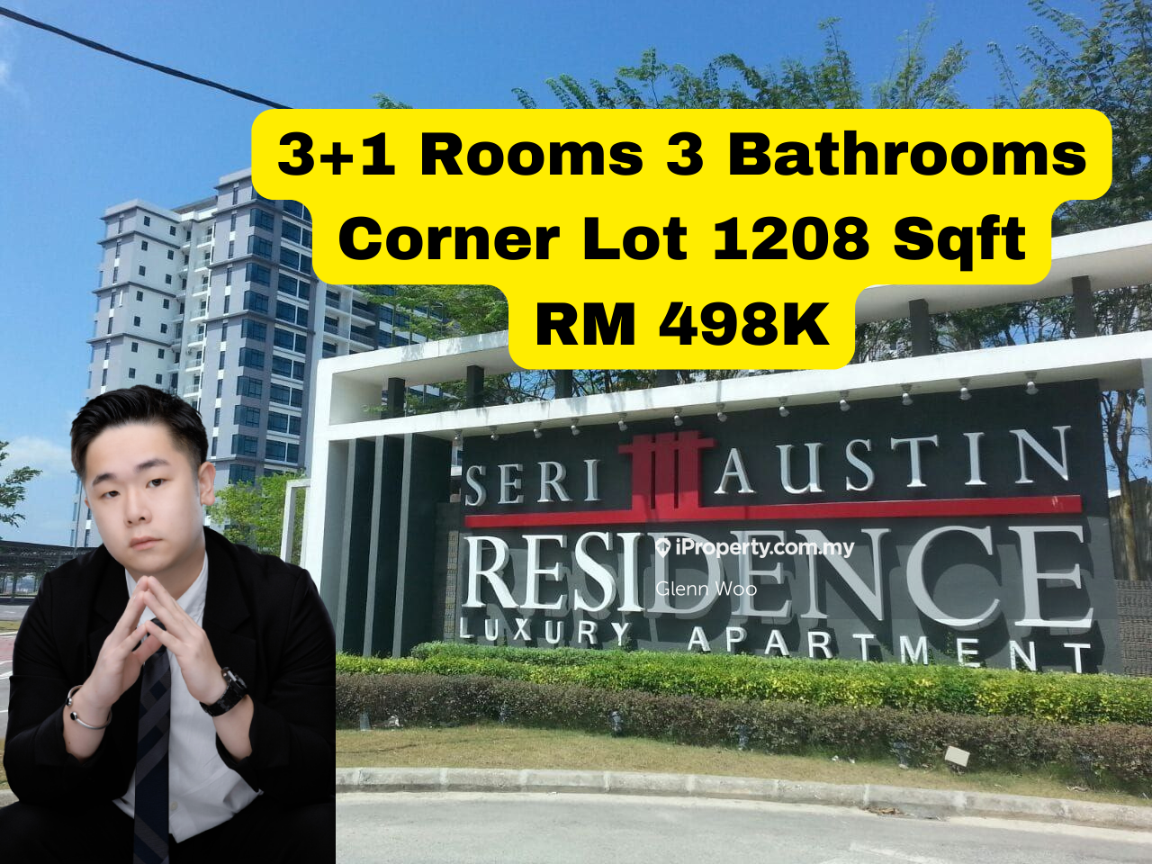 Seri Austin Residence (Pangsapuri Seri Austin) Corner lot Apartment 3+1