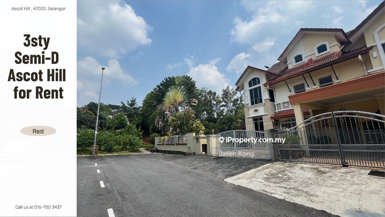 Ascot Hill, Sungai Buloh for rent RM5000 iProperty Malaysia