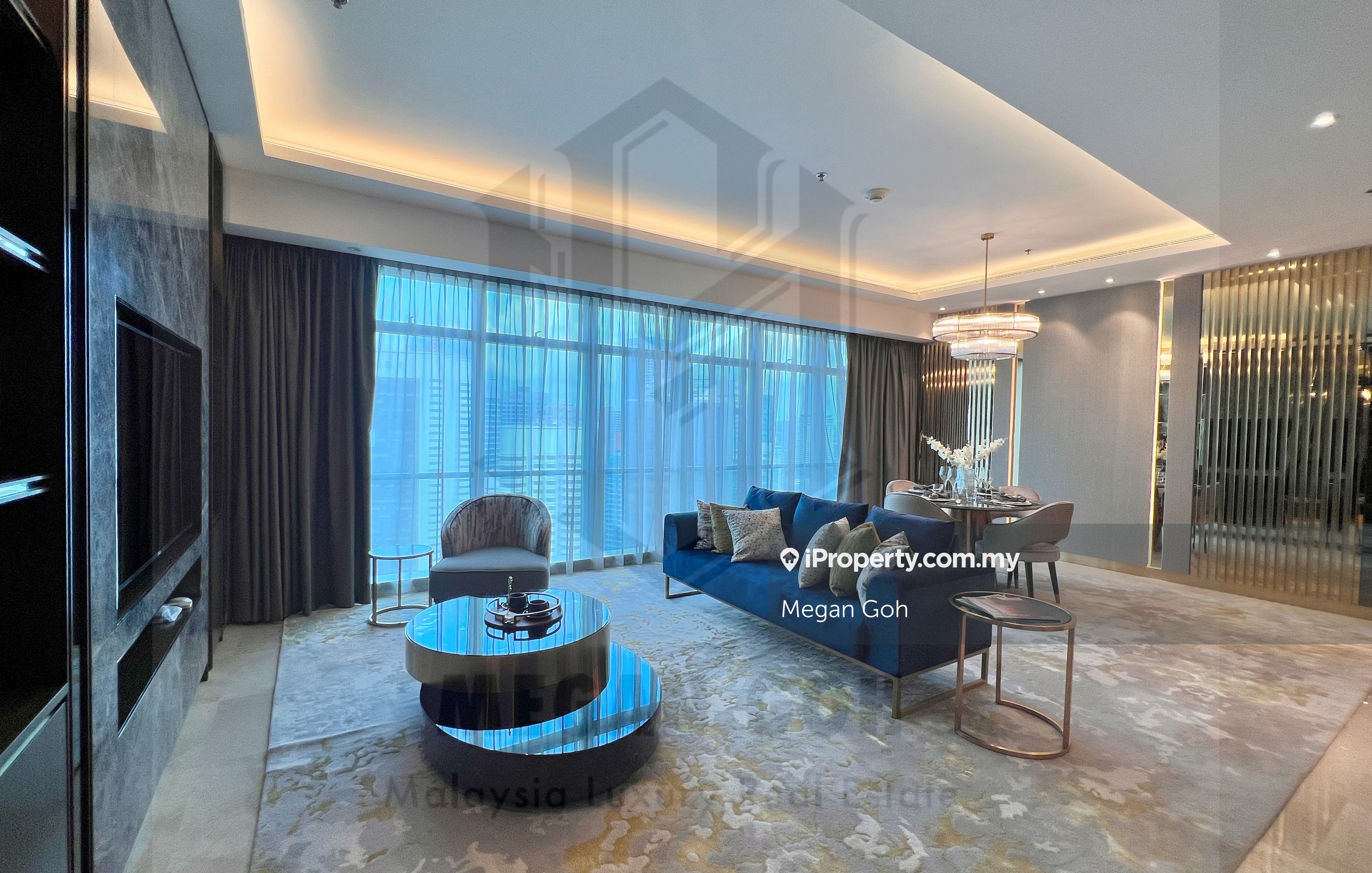 The RitzCarlton Residences Corner lot Serviced Residence 1+1 bedrooms for sale in KLCC, Kuala