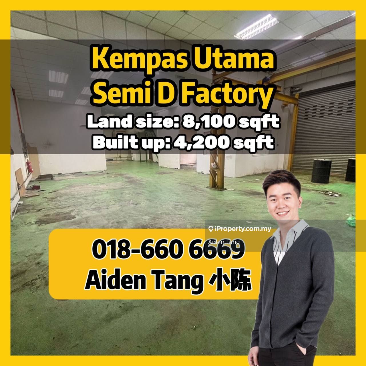 Kempas Semi D Factory, Kempas Utama Impian Emas, Johor Bahru for rent ...