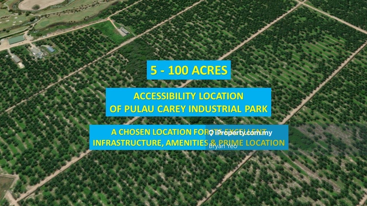 1.918c New Port Pulau Carey Industrial Land, Kuala Langat