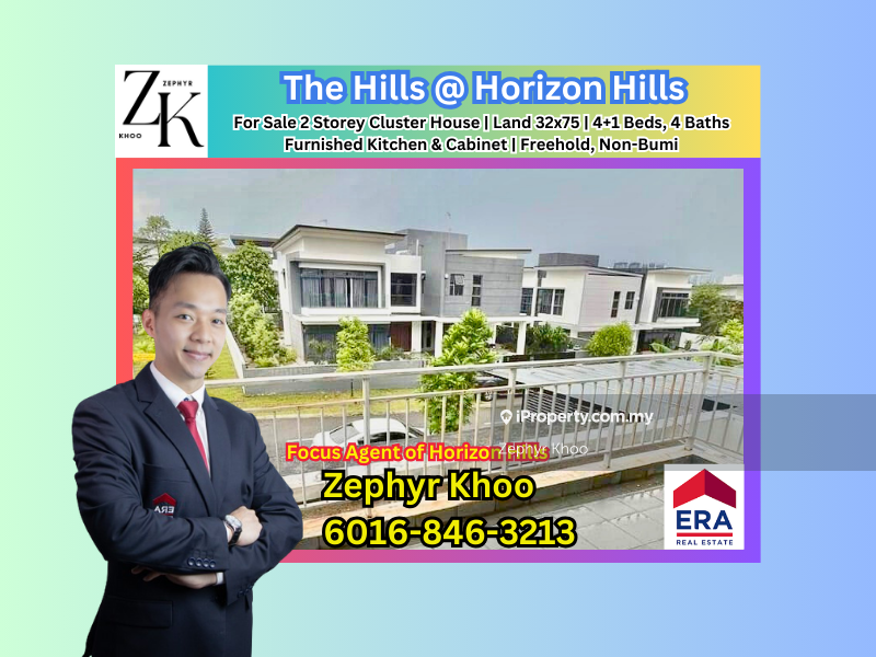 The Hills @ Horizon Hills Jalan Anjung 2 Storey Cluster House For Sale