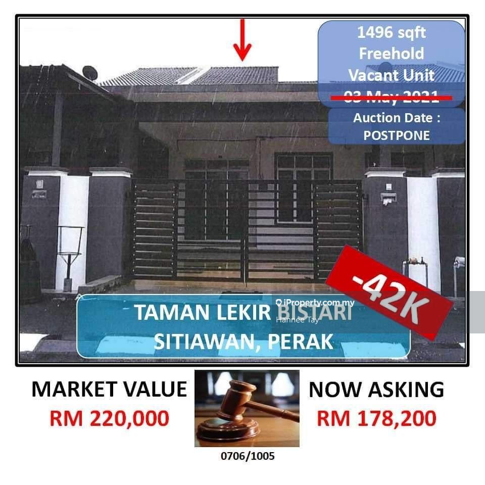 Taman Lekir Bistari Sitiawan 1 Sty Terrace Link House 3 Bedrooms For Sale Iproperty Com My