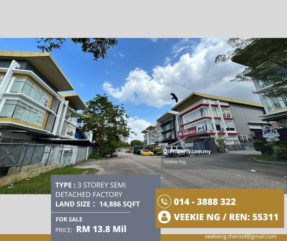 Kempas@3 Storey Semi Detached Factory, Kempas, Johor Bahru for sale ...