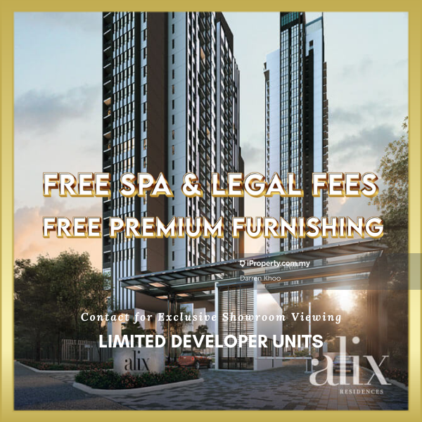 Alix Residences Corner lot Condominium 3+1 bedrooms for sale in Dutamas