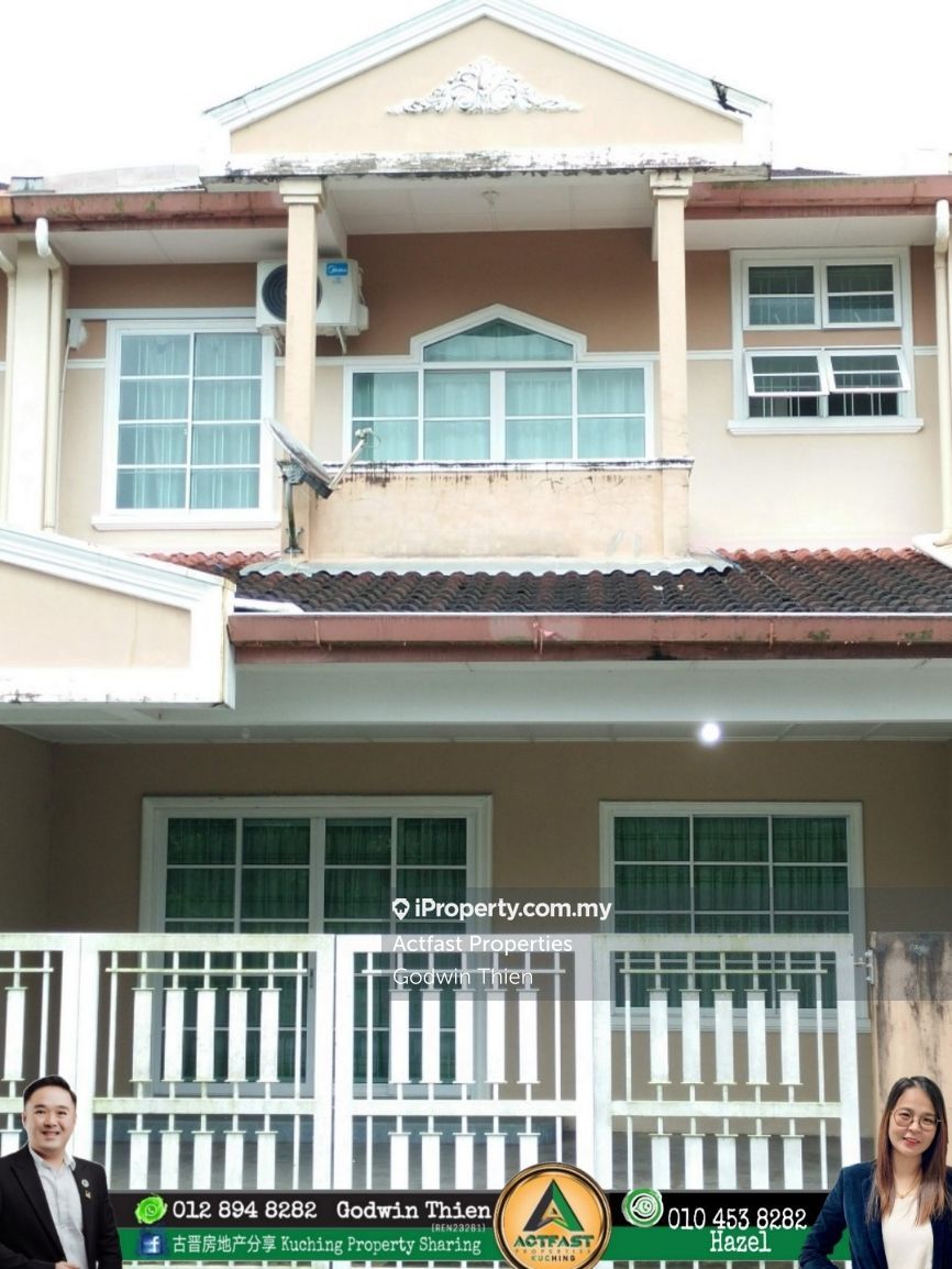 Green height, Kuching 2sty Terrace/Link House 4 bedrooms for rent