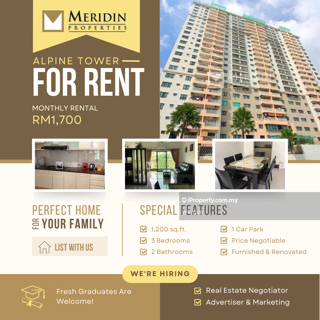 Alpine Tower, Bukit Jambul for rent RM1700 iProperty Malaysia