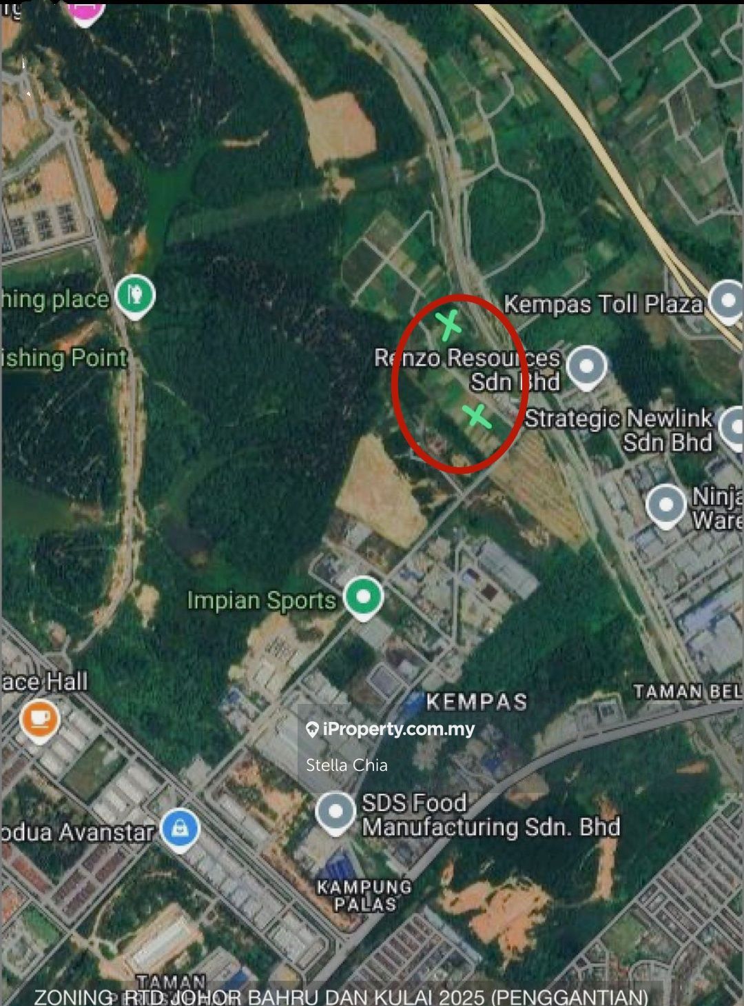 15.1804 Acres / Agriculture Land / Zoning Light Industrial, Kempas