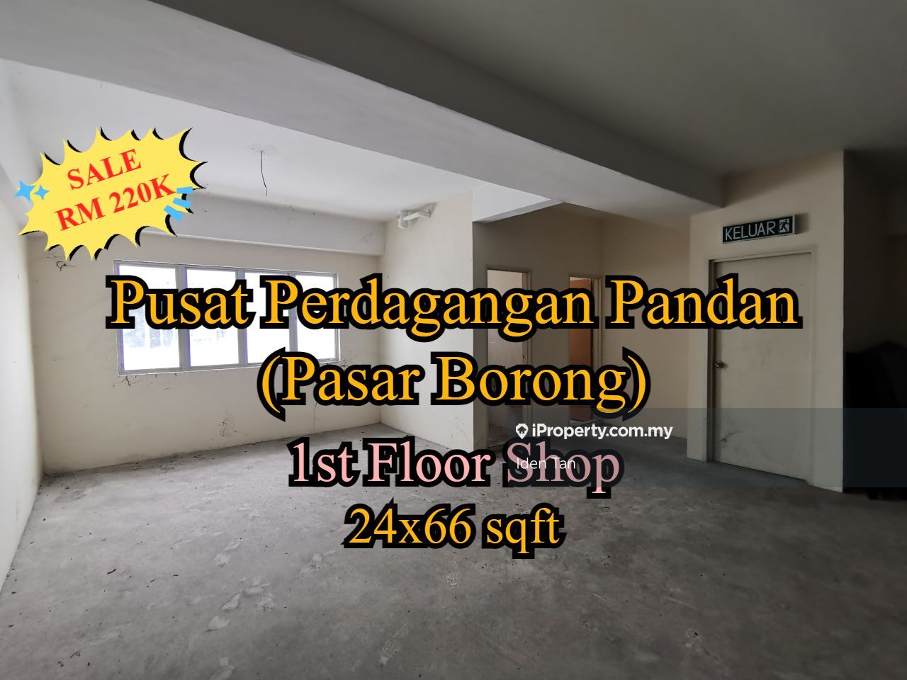 Pusat Perdagangan Pandan, Johor Bahru Intermediate Shop for sale