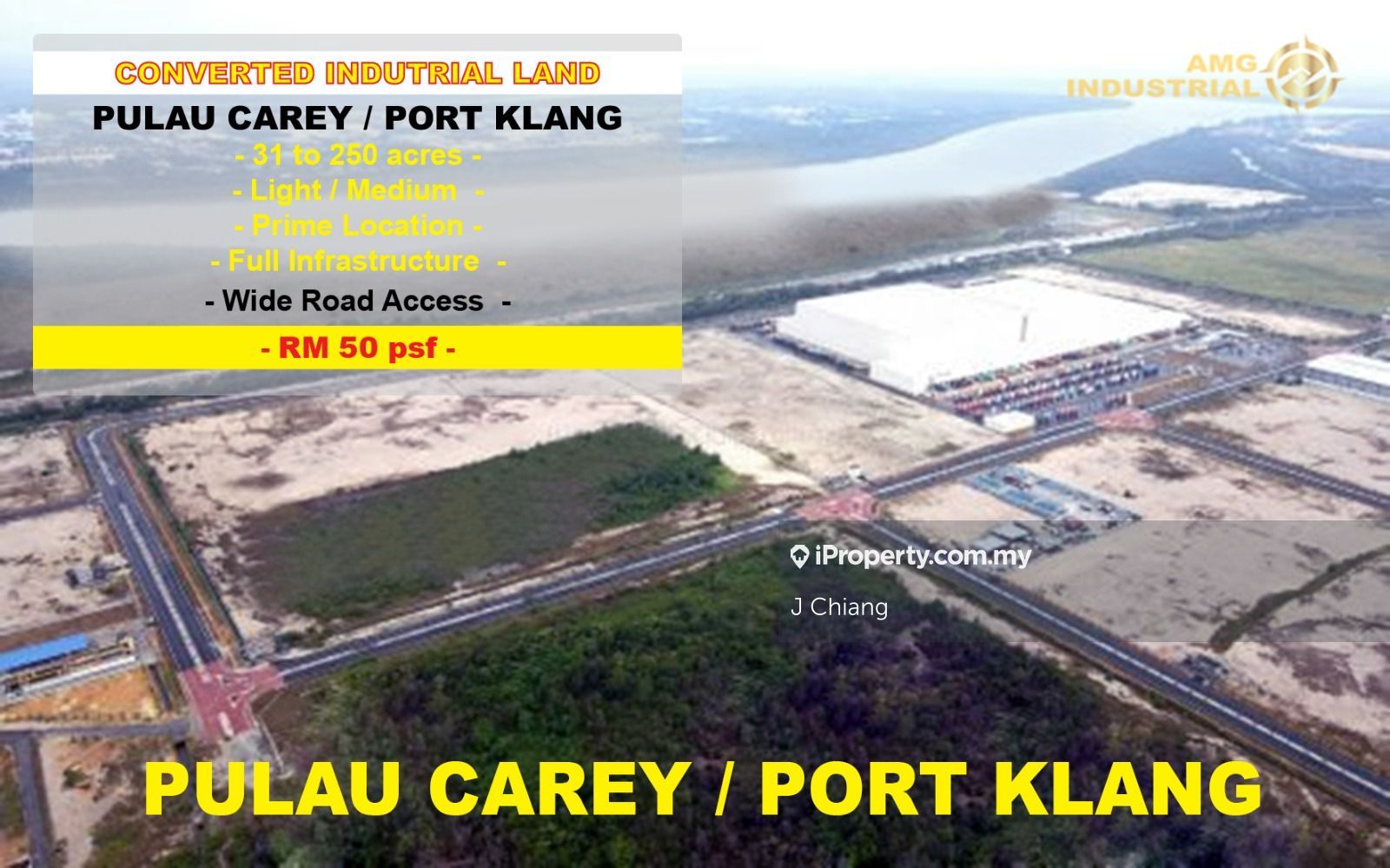 Pulau Carey Industrial Land for Sale, Banting,Port Klang, Jenjarom