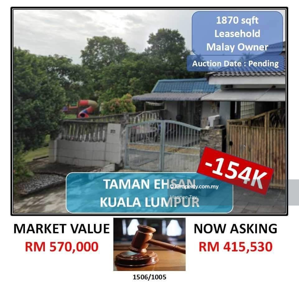 Taman Ehsan 154k Kepong Kl Kepong 1 Sty Terrace Link House 4 Bedrooms For Sale Iproperty Com My