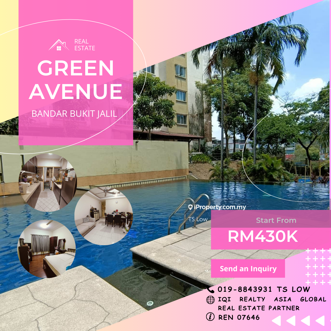 Green Avenue Condominium Condominium 3 bedrooms for sale in Bukit Jalil