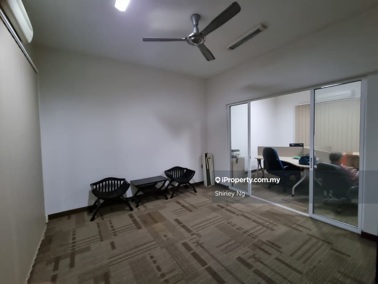 Partly furnished office cum residence