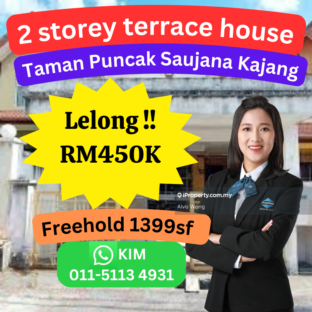 Taman Puncak Saujana Kajang, Kajang 2-sty Terrace/Link House 4 bedrooms ...