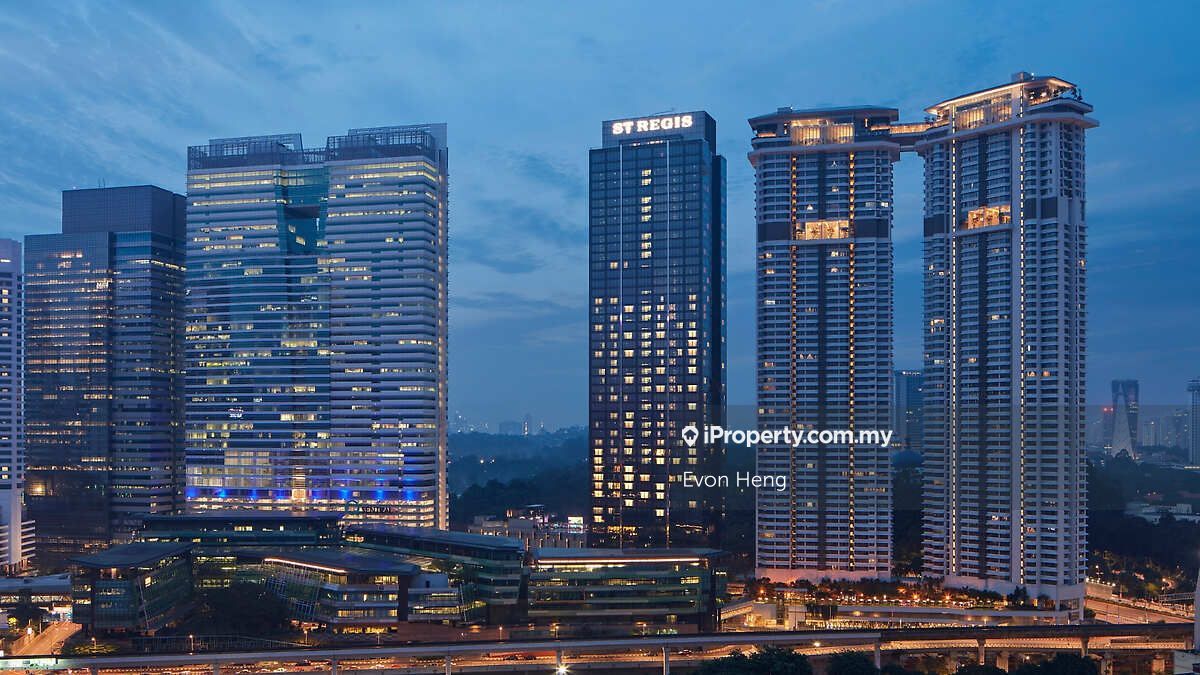 St Regis Serviced Residence 2+1 bedrooms for sale in KL Sentral, Kuala