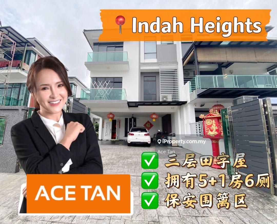 Indah Heights, Skudai, Skudai Cluster House 5+1 bedrooms for sale