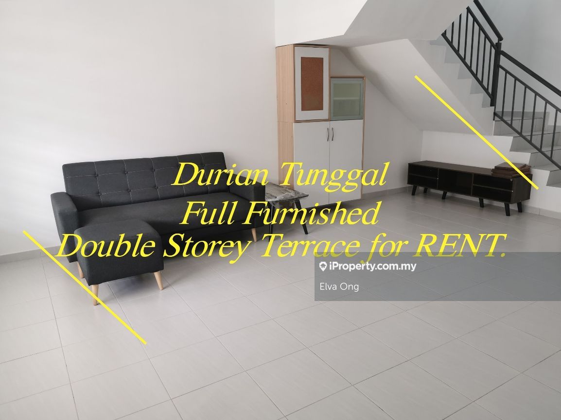 Full Furnished Durian Tunggal Doule S. For RENT., Durian Tunggal
