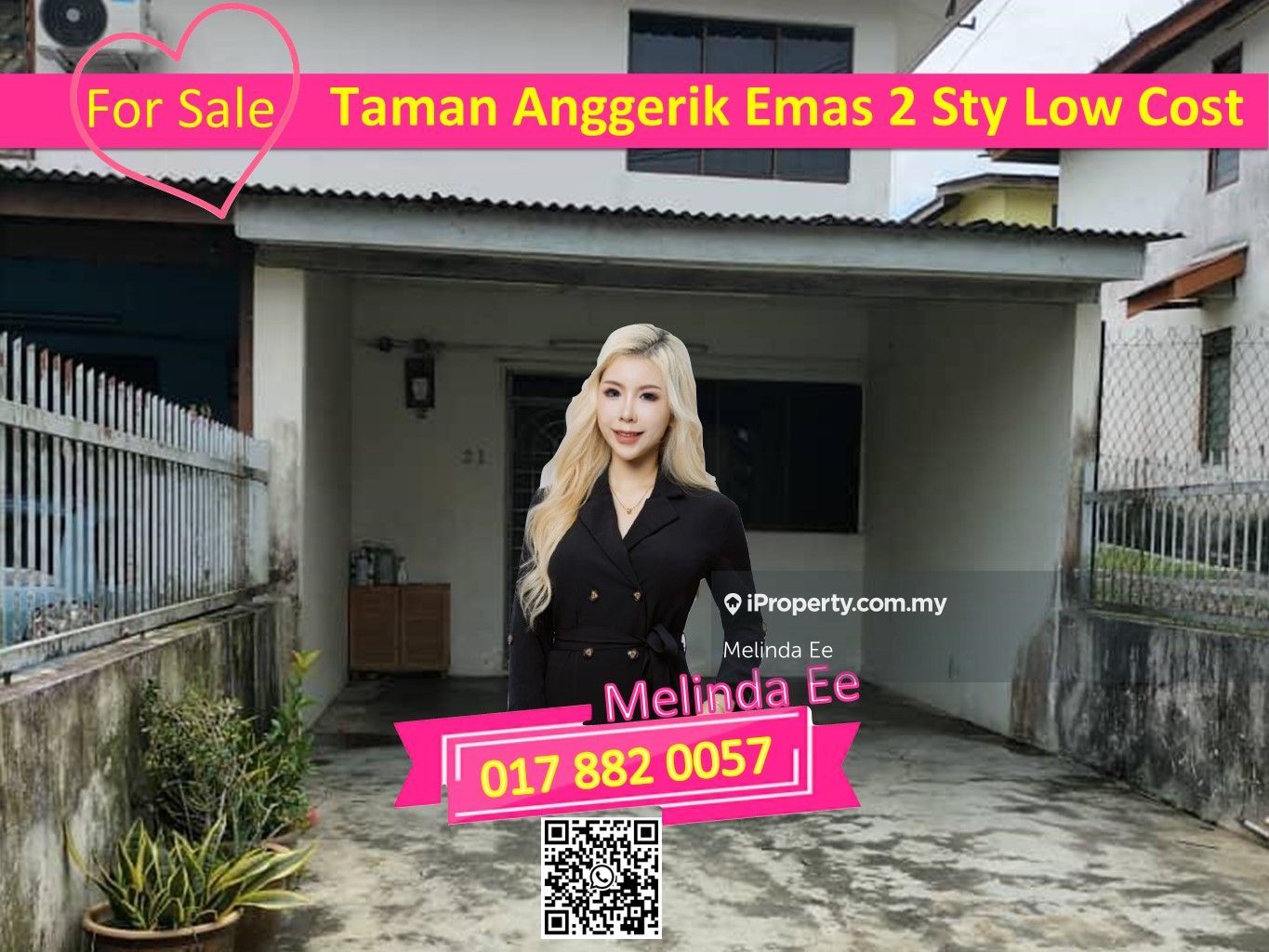 Taman Anggerik Emas Nice 2 Storey Low Cost Terrace, Johor Bahru 2-sty Terrace/Link House 2 ...