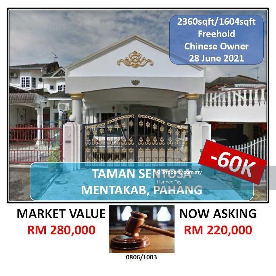 Taman Sentosa Mentakab 1 5 Sty Terrace Link House 3 Bedrooms For Sale Iproperty Com My