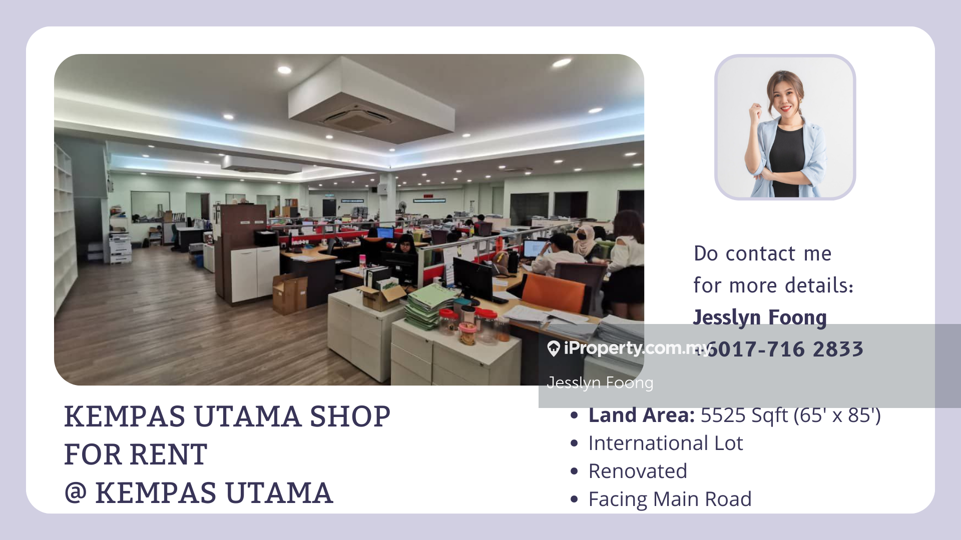 Kempas Utama Shop FOR RENT , Johor Bahru for rent RM7500 iProperty