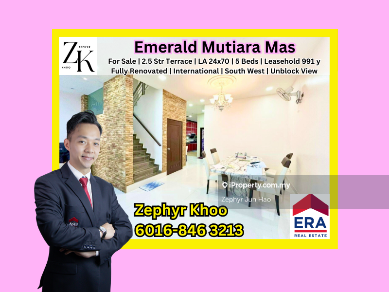Emerald Mutiara Mas Terrace Johor Bahru House For Sale