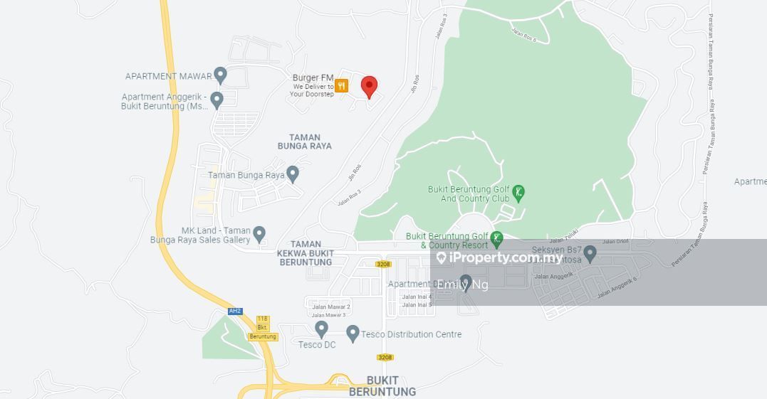 Teratai, Taman Bunga Raya, Serendah