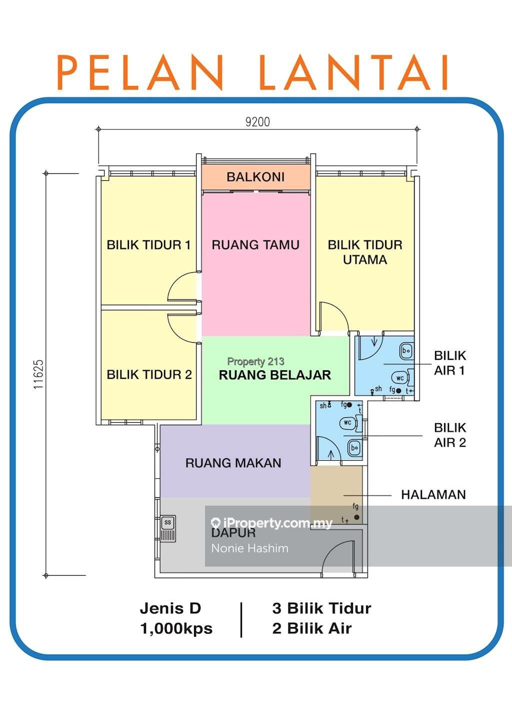 Kos Rendah Pelan Rumah 3 Bilik 30X30 : 30 Pelan Rumah 1 2 3 Tingkat ...