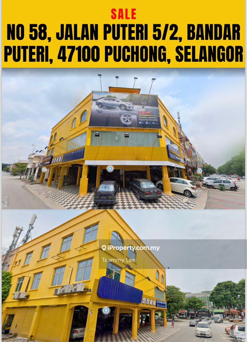 3sty Corner Mainroad, Puchong Puteri 5, Bandar Puteri,, Puchong Corner
