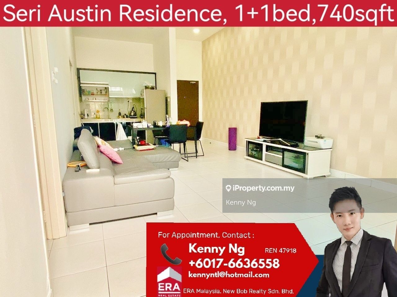 Seri Austin Residence (Pangsapuri Seri Austin) Apartment 1 bedroom for