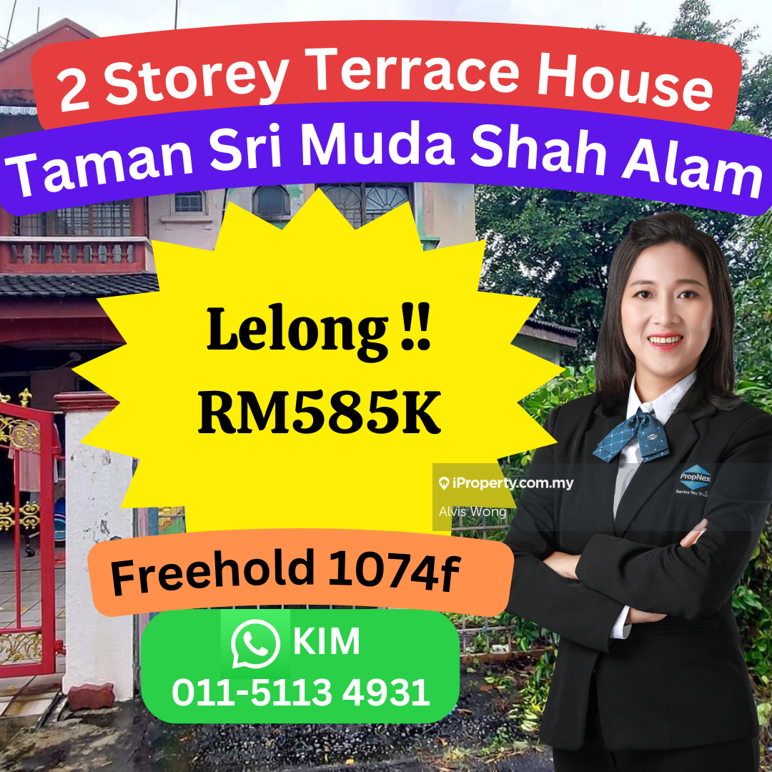 Taman Sri Muda, Shah Alam 2-sty Terrace/Link House 3 bedrooms for sale ...