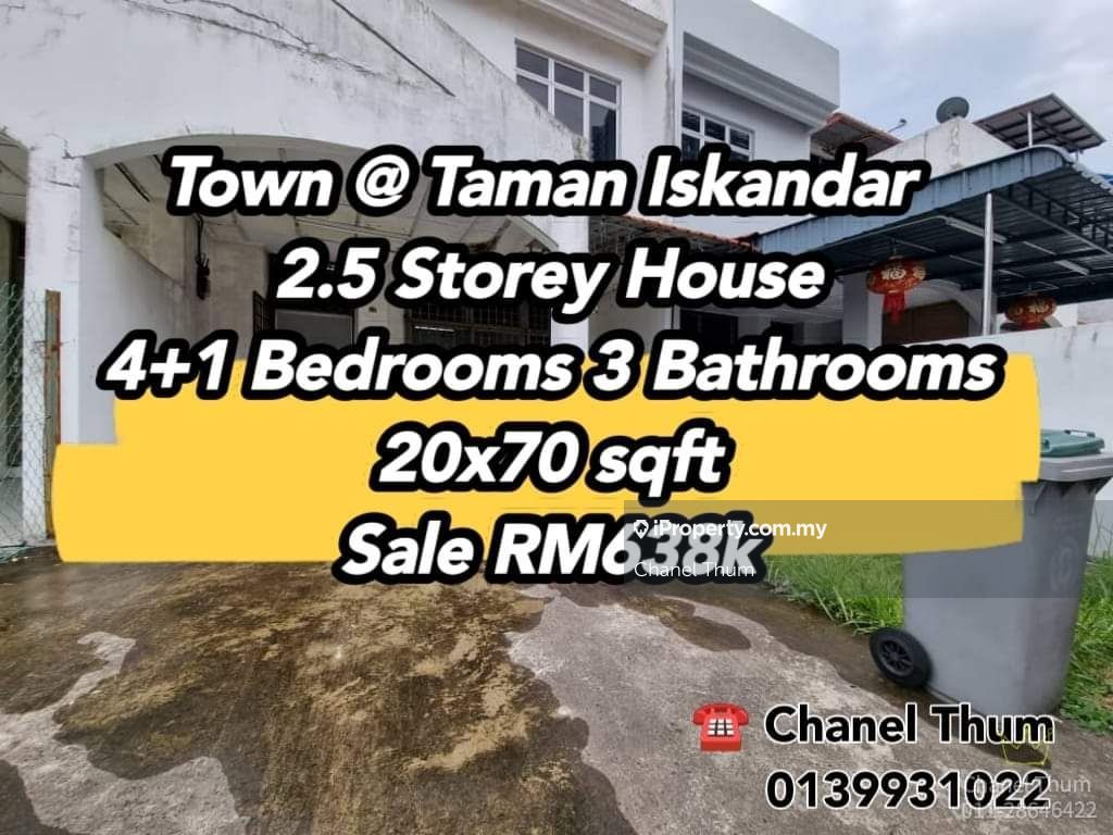 Taman Iskandar, Johor Bahru Intermediate 2.5sty Terrace/Link House 4+1