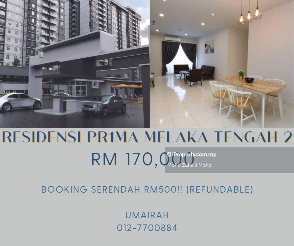 Residensi Melaka Tengah 2 Apartment 3 Bedrooms For Sale In Balai Panjang Melaka Iproperty Com My