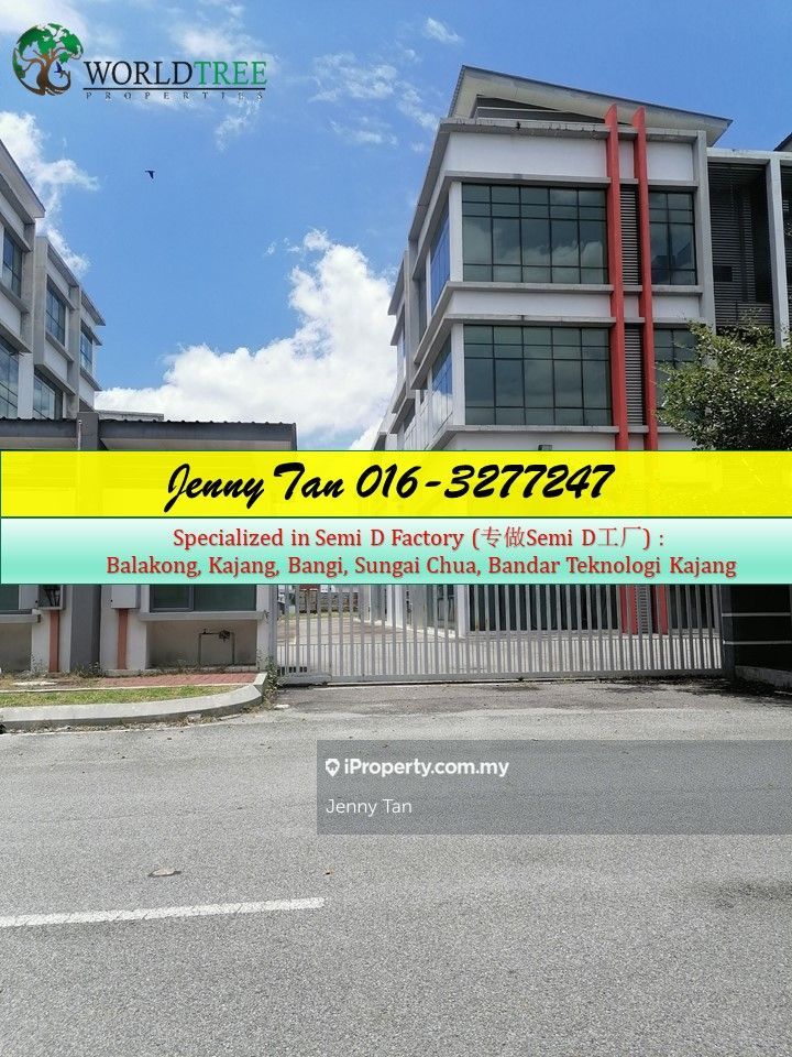 Bandar Teknologi Kajang Kajang Semenyih Nilai Bangi Kajang Intermediate Semi D Factory Untuk Dijual Iproperty Com My