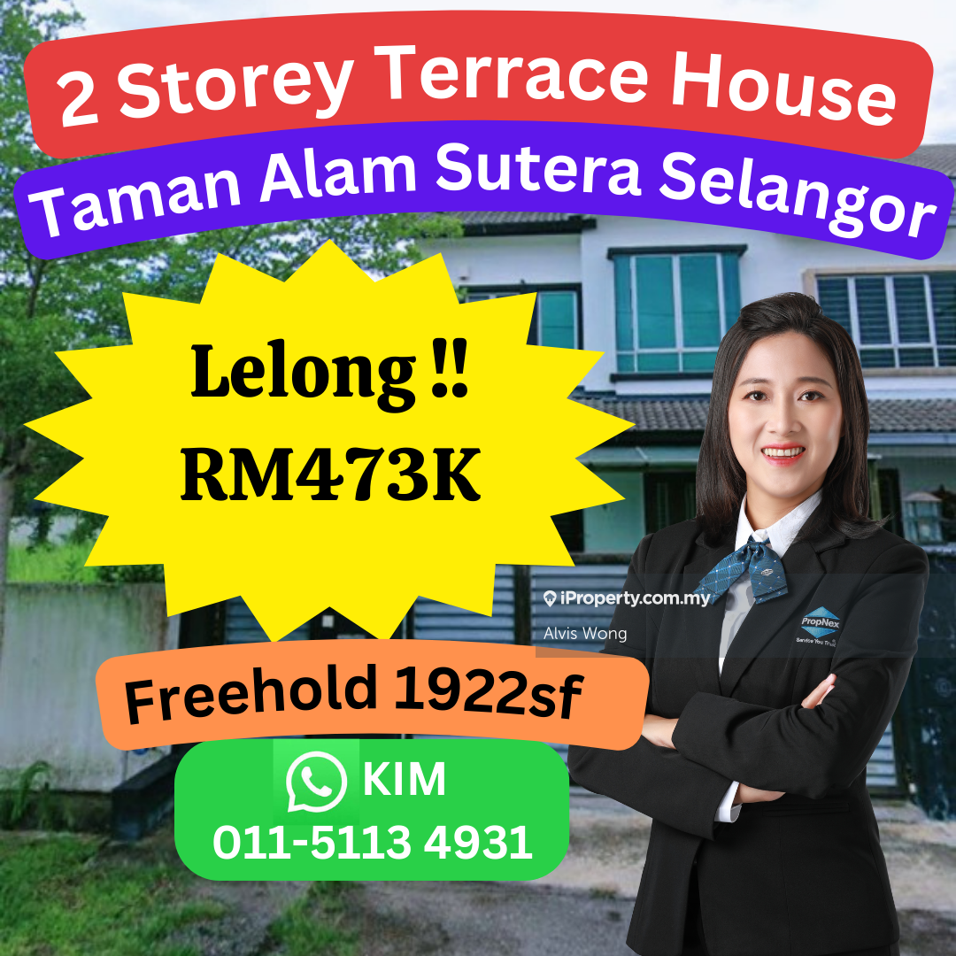 Taman Alam Sutera, Bandar Puncak Alam 2-sty Terrace/Link House 4 ...